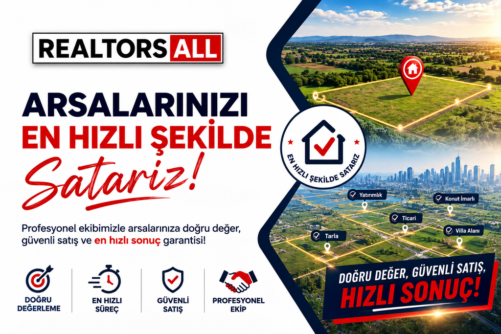 Gayrimenkul 2 Realtors ALL Arsa Satisi